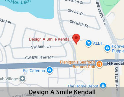 Map image for Invisalign Dentist in Kendall, FL